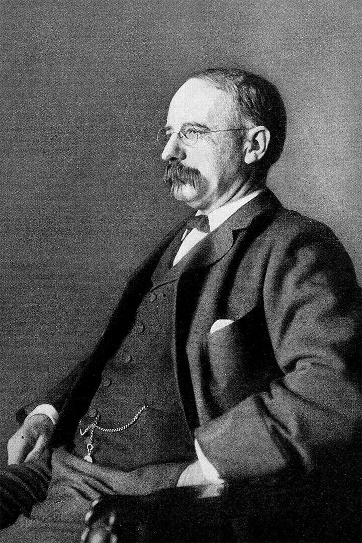 Portrait Of Financier Edward Henry Harriman Poster Wall Art Print Home Wall Decor