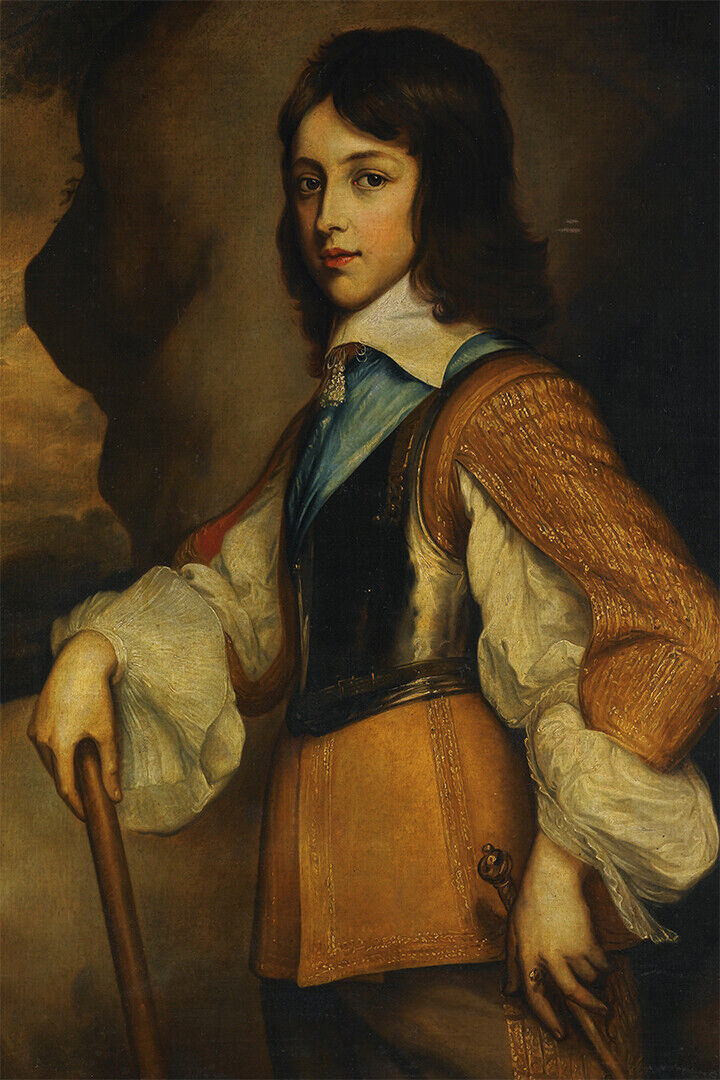 Portrait Of William Ii Prince Of Orange Poster Wall Art Print Home Wall Decor