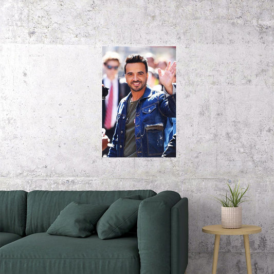 Luis Fonsi Singer Songwriter Musician Poster Wall Art Print Home Wall Decor