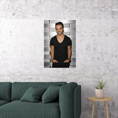 Luis Fonsi Songwriter Singer Musician Poster Wall Art Print Home Wall Decor
