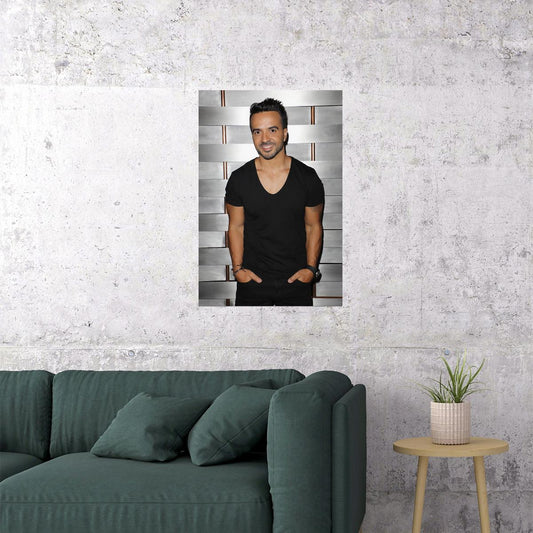 Luis Fonsi Songwriter Singer Musician Poster Wall Art Print Home Wall Decor