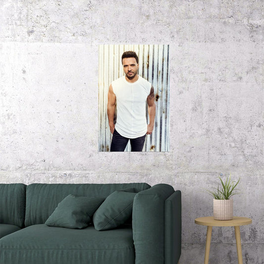 Luis Fonsi Singer Musician Songwriter Poster Wall Art Print Home Wall Decor