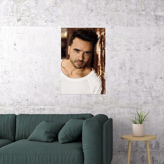 Luis Fonsi Musician Singer Songwriter Poster Wall Art Print Home Wall Decor