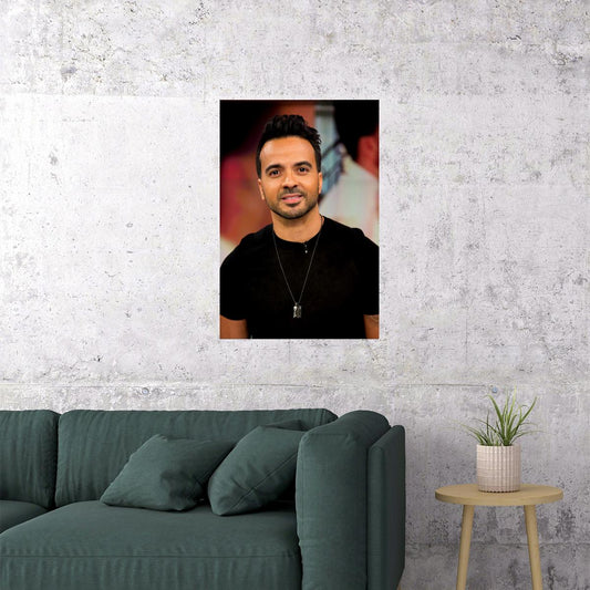 Luis Fonsi Singer Songwriter Musician Poster Wall Art Print Home Wall Decor