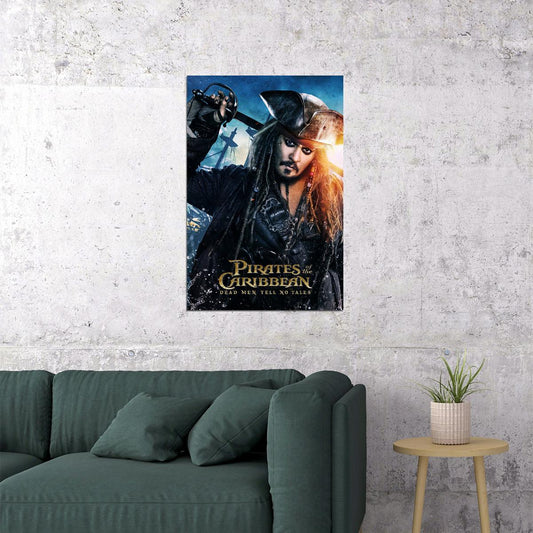 Pirates Of Caribbean Movie Fantasy Adventure Poster Wall Art Print Home Wall Decor