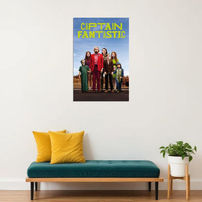 Captain Fantastic Classic Movie Drama Comedy Poster Wall Art Print Home Wall Decor