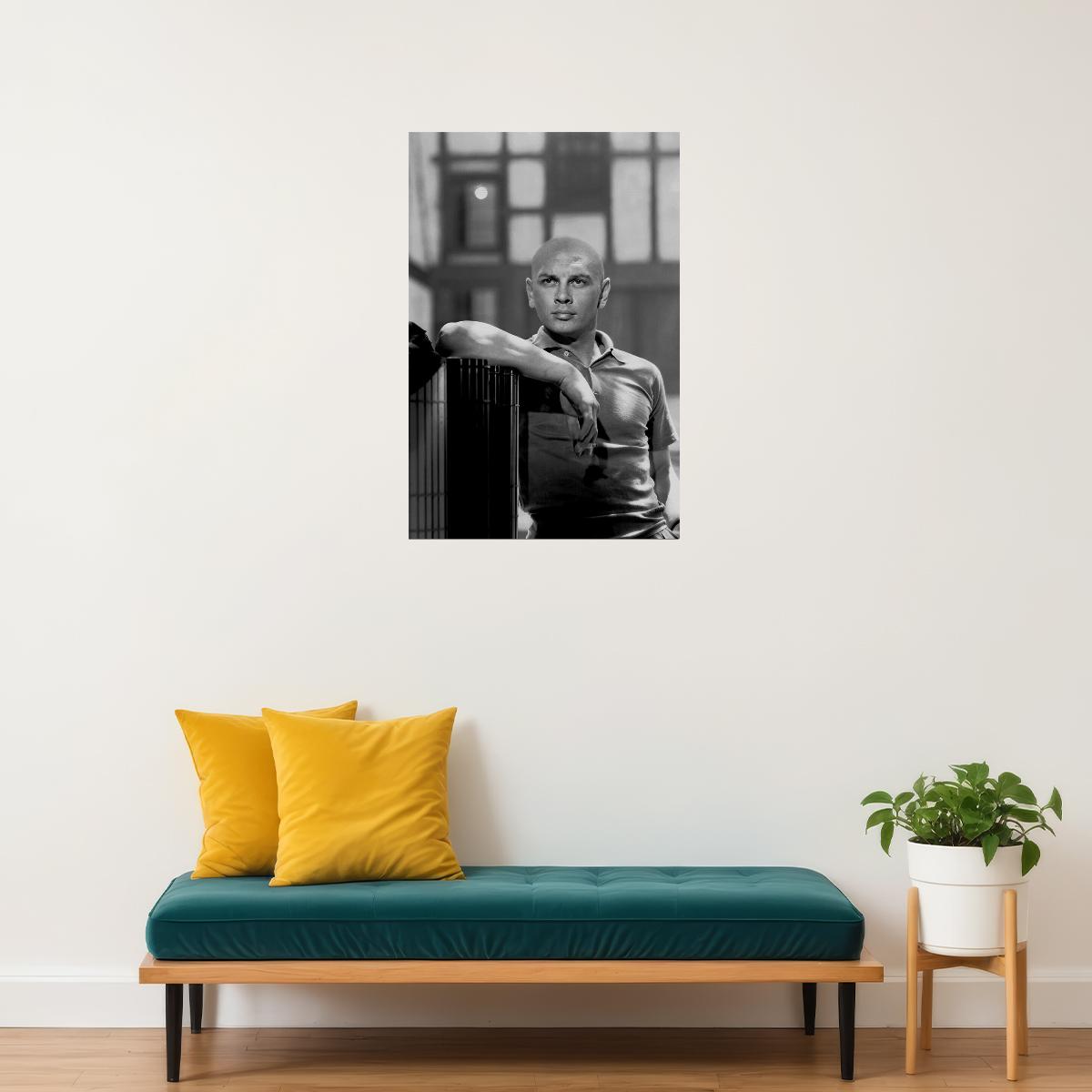 Yul Brynner Actor Movie Film Director Musician Poster Wall Art Print Home Wall Decor