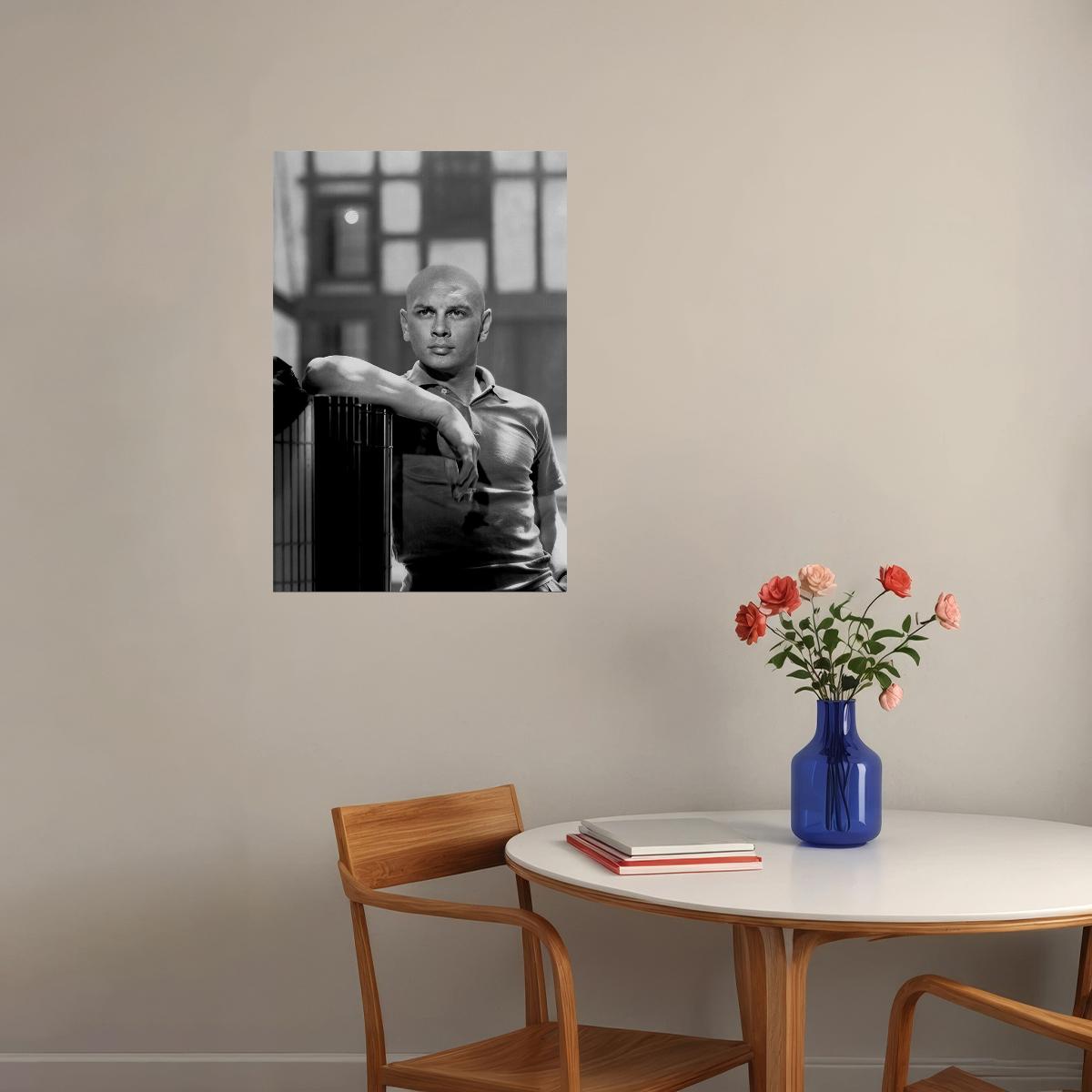 Yul Brynner Actor Movie Film Director Musician Poster Wall Art Print Home Wall Decor