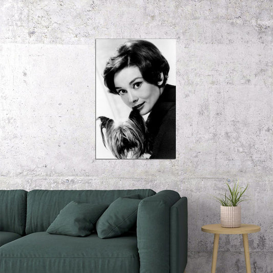 Hepburn Audrey Artist Fashion Model Actress Poster Wall Art Print Home Wall Decor