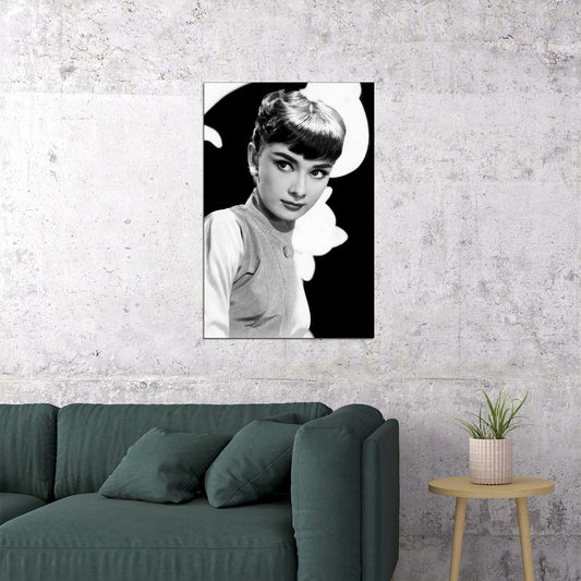 Hepburn Audrey Fashion Actress Model Charitable Poster Wall Art Print Home Wall Decor