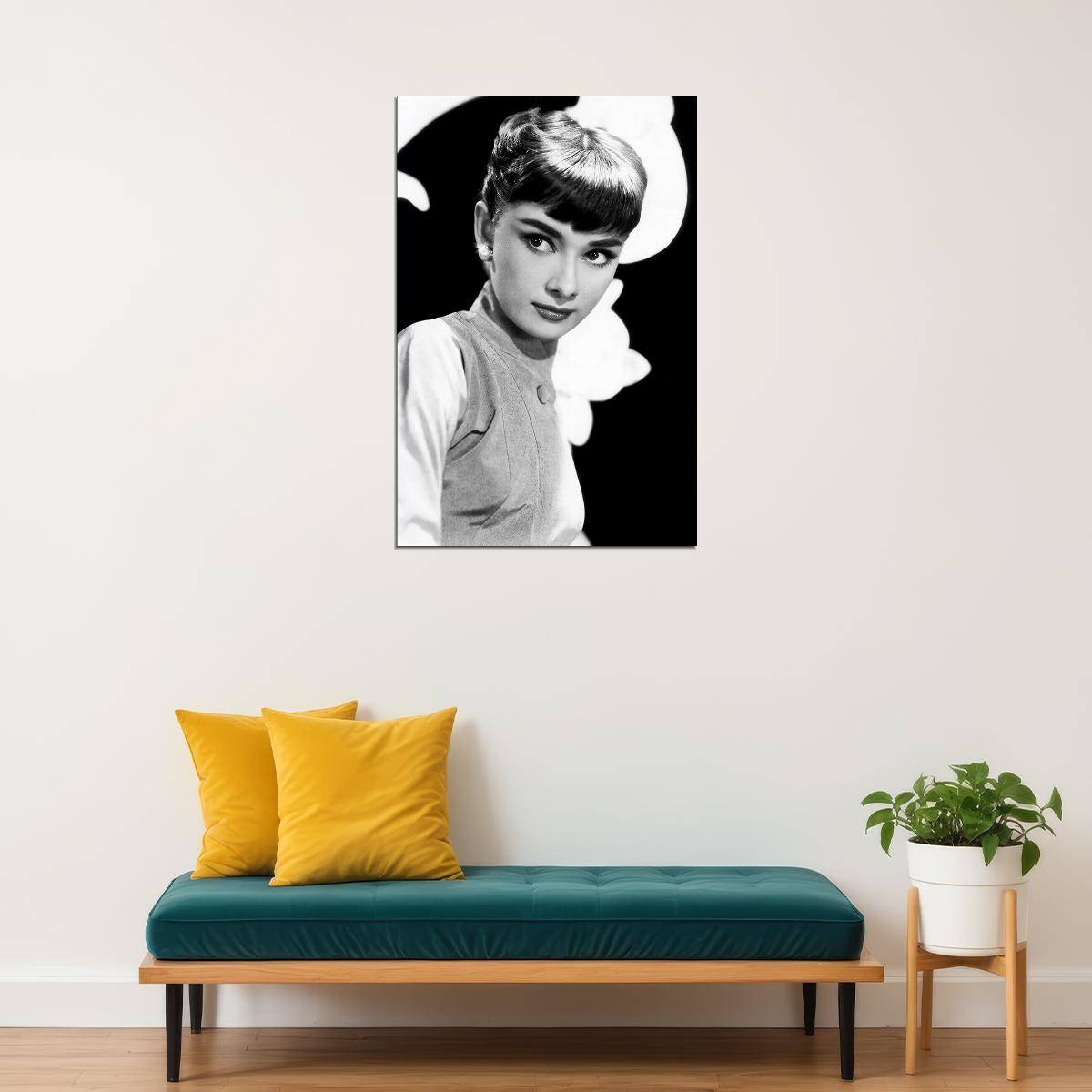 Hepburn Audrey Fashion Actress Model Charitable Poster Wall Art Print Home Wall Decor