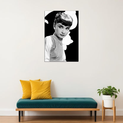 Hepburn Audrey Fashion Actress Model Charitable Poster Wall Art Print Home Wall Decor