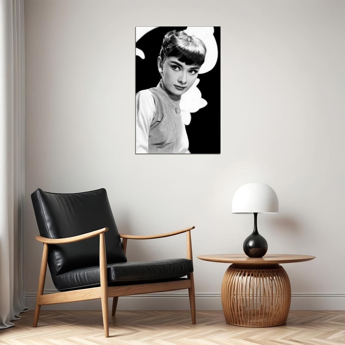 Hepburn Audrey Fashion Actress Model Charitable Poster Wall Art Print Home Wall Decor