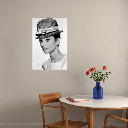 Hepburn Audrey Philanthropist Model Actor Poster Wall Art Print Home Wall Decor