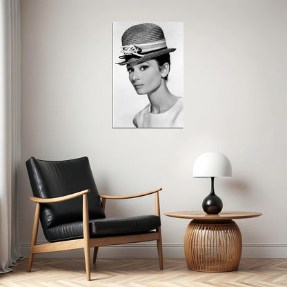 Hepburn Audrey Philanthropist Model Actor Poster Wall Art Print Home Wall Decor