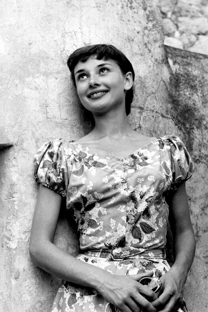 Hepburn Audrey Actor Philanthropist Model Poster Wall Art Print Home Wall Decor