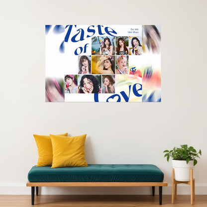Twice Taste Of Love Album Pop Girl Music Group Poster Wall Art Print Home Wall Decor
