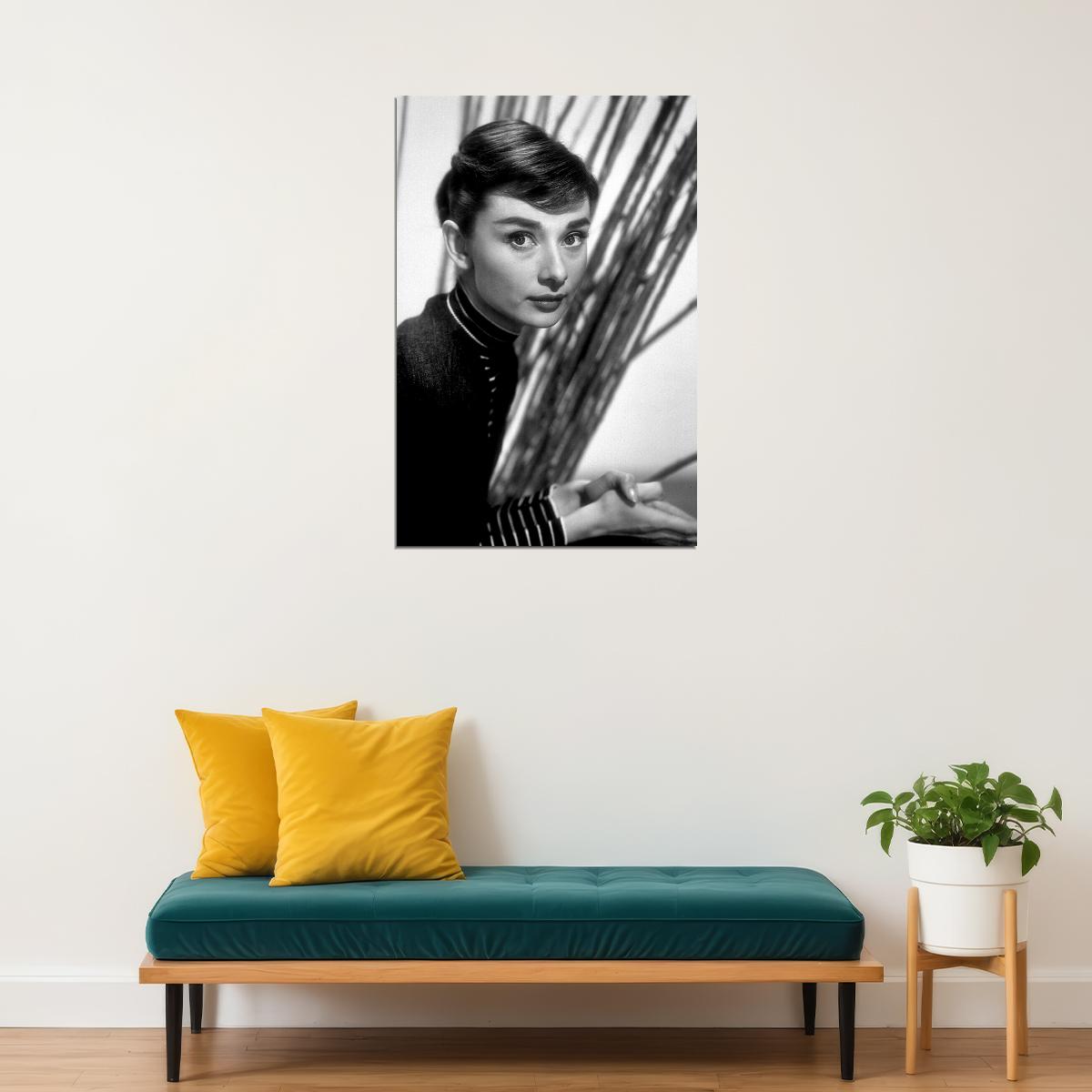 Hepburn Audrey Actress Charitable Fashion Model Poster Wall Art Print Home Wall Decor