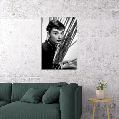 Hepburn Audrey Actress Charitable Fashion Model Poster Wall Art Print Home Wall Decor
