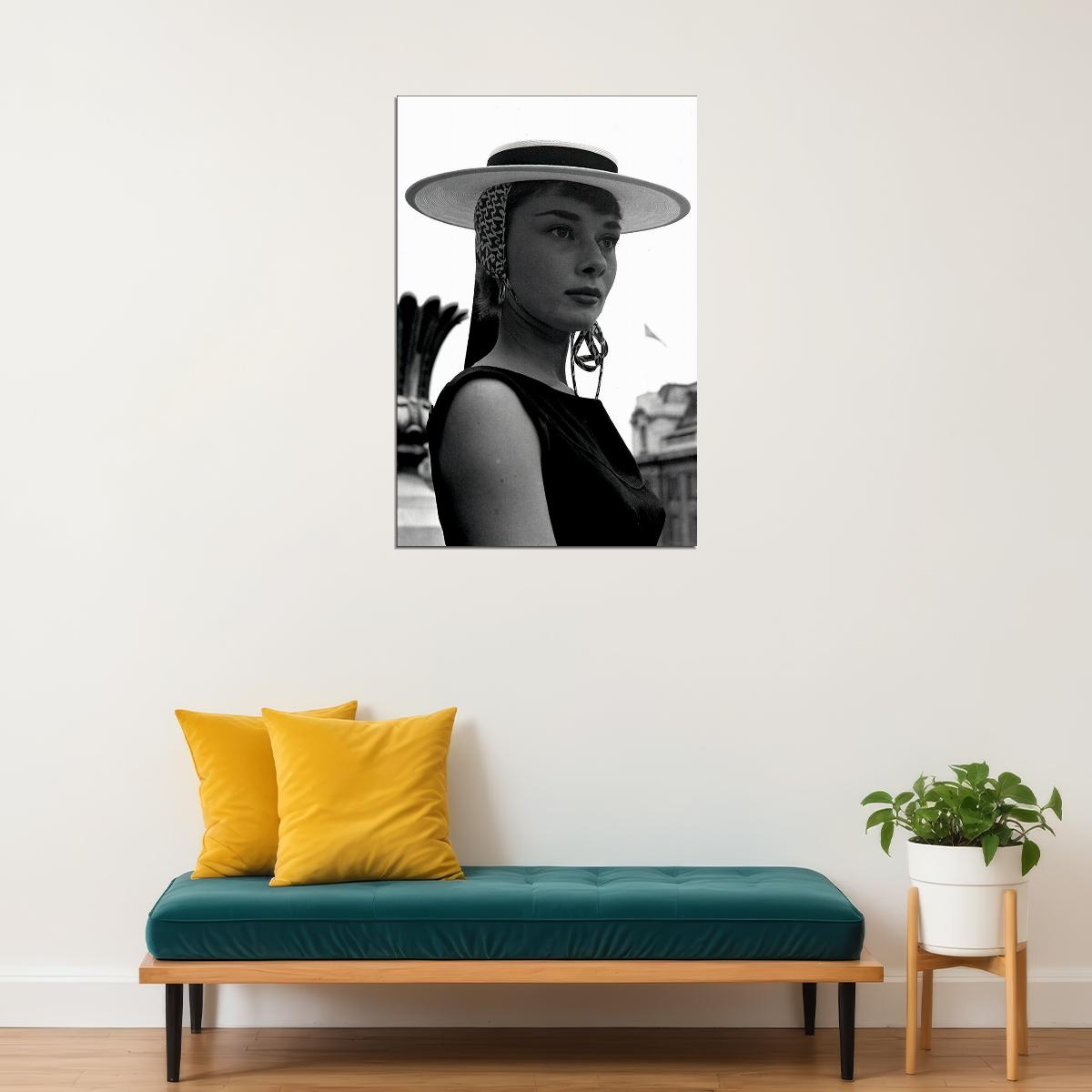 Hepburn Audrey Model Actress Fashion Charitable Poster Wall Art Print Home Wall Decor