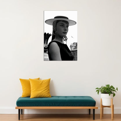 Hepburn Audrey Model Actress Fashion Charitable Poster Wall Art Print Home Wall Decor