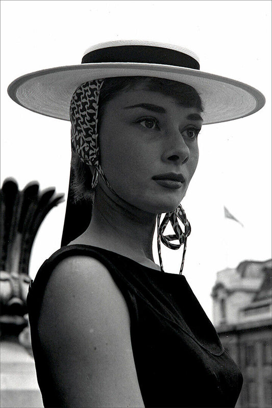 Hepburn Audrey Model Actress Fashion Charitable Poster Wall Art Print Home Wall Decor