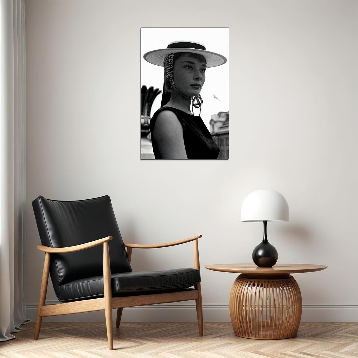 Hepburn Audrey Model Actress Fashion Charitable Poster Wall Art Print Home Wall Decor