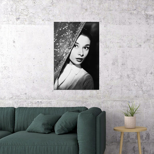 Hepburn Audrey Artist Fashion Model Actress Poster Wall Art Print Home Wall Decor