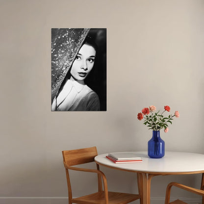 Hepburn Audrey Artist Fashion Model Actress Poster Wall Art Print Home Wall Decor