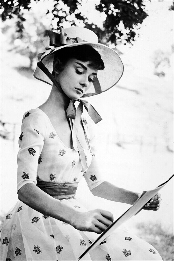 Hepburn Audrey Fashion Actress Model Charitable Poster Wall Art Print Home Wall Decor