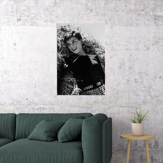 Hepburn Audrey Philanthropist Model Actor Poster Wall Art Print Home Wall Decor