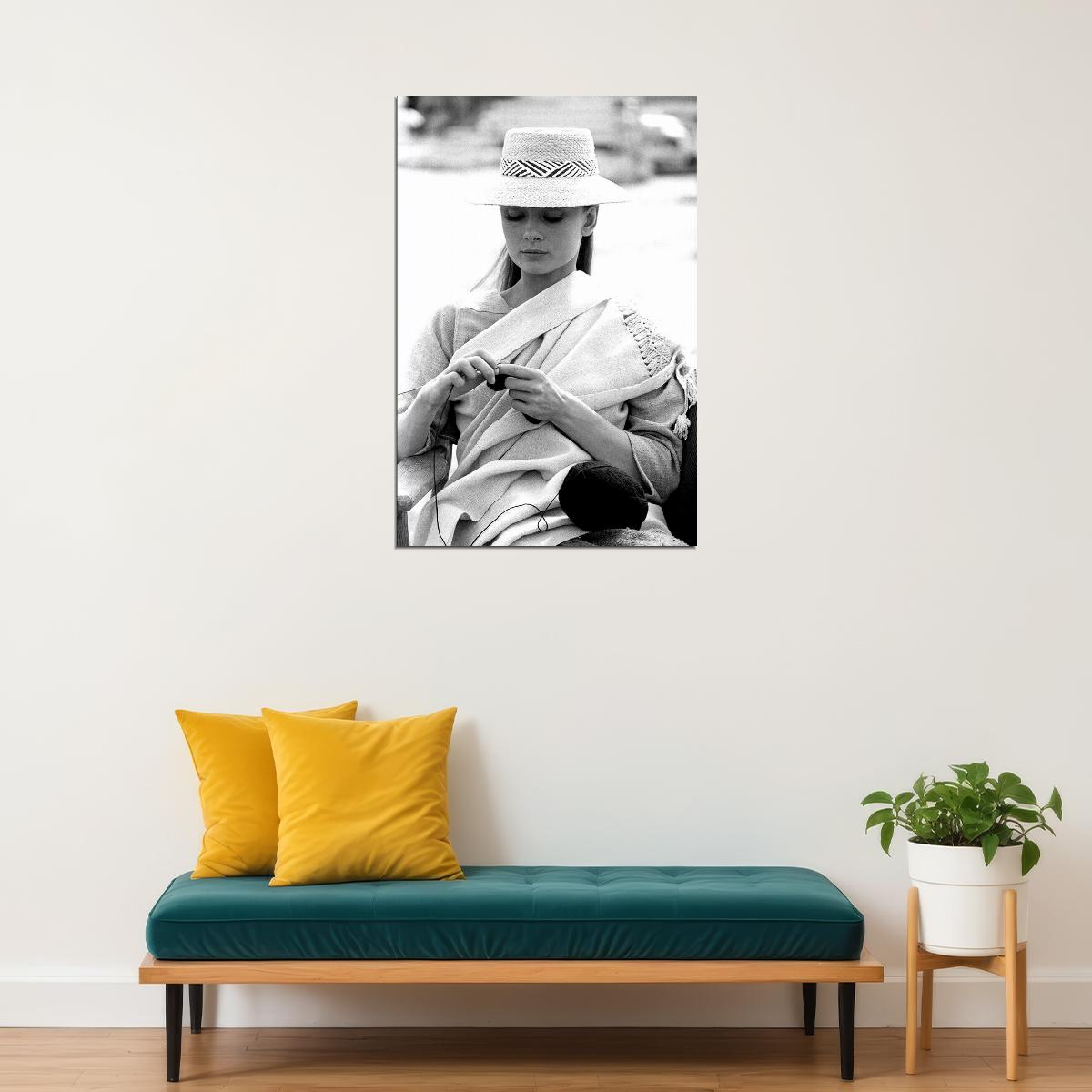 Hepburn Audrey Actor Philanthropist Model Poster Wall Art Print Home Wall Decor