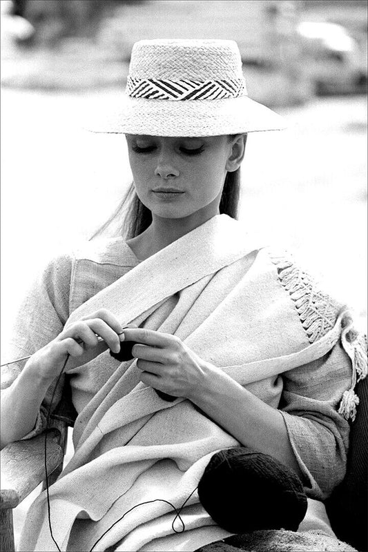 Hepburn Audrey Actor Philanthropist Model Poster Wall Art Print Home Wall Decor