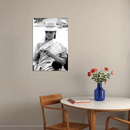 Hepburn Audrey Actor Philanthropist Model Poster Wall Art Print Home Wall Decor