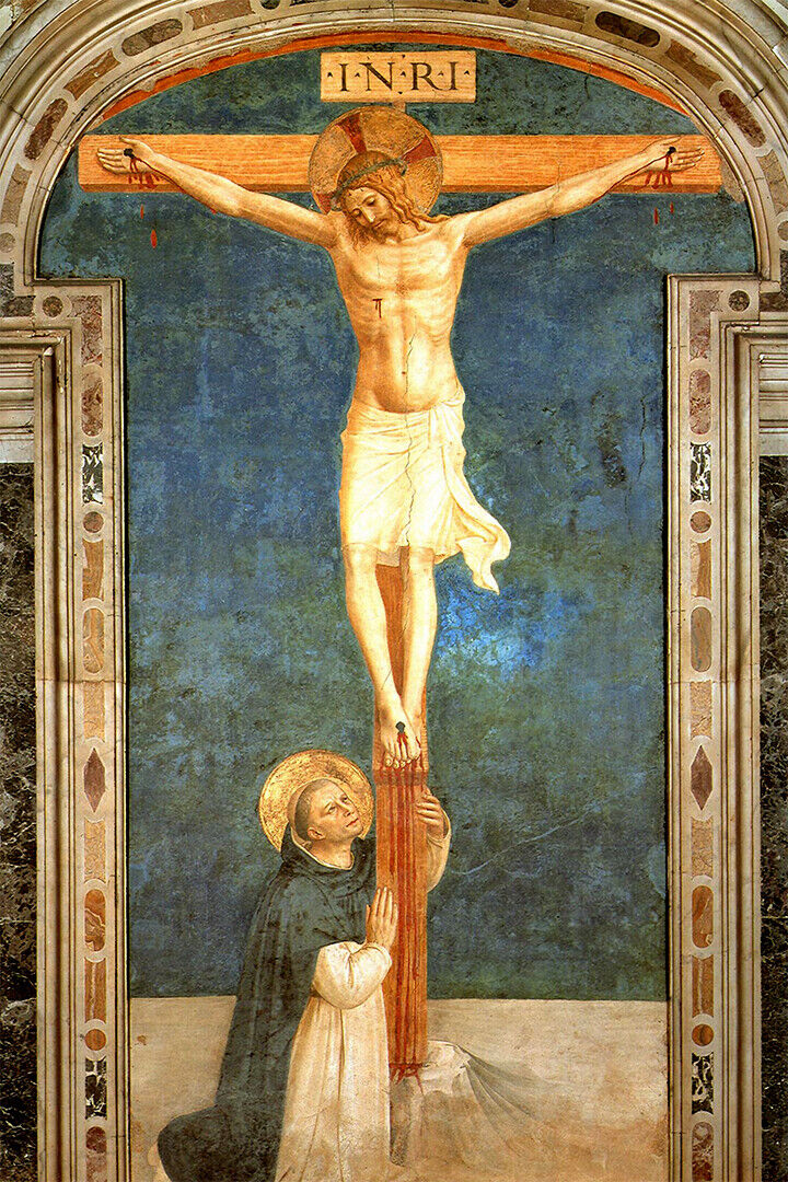 Portrait Of Christ On Tthe Cross Religious Poster Wall Art Print Home Wall Decor