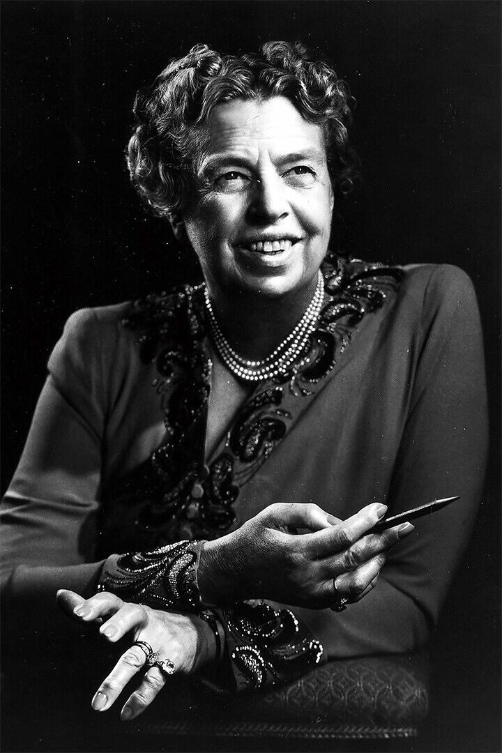 Eleanor Roosevelt Political Activist Poster Wall Art Print Home Wall Decor