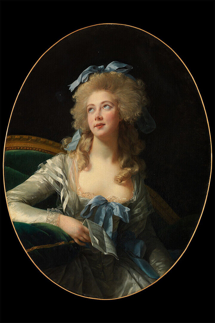 Elisabeth Louise Vigee Le Brun On S.s. Normandie Painter Poster Wall Art Print Home Wall Decor