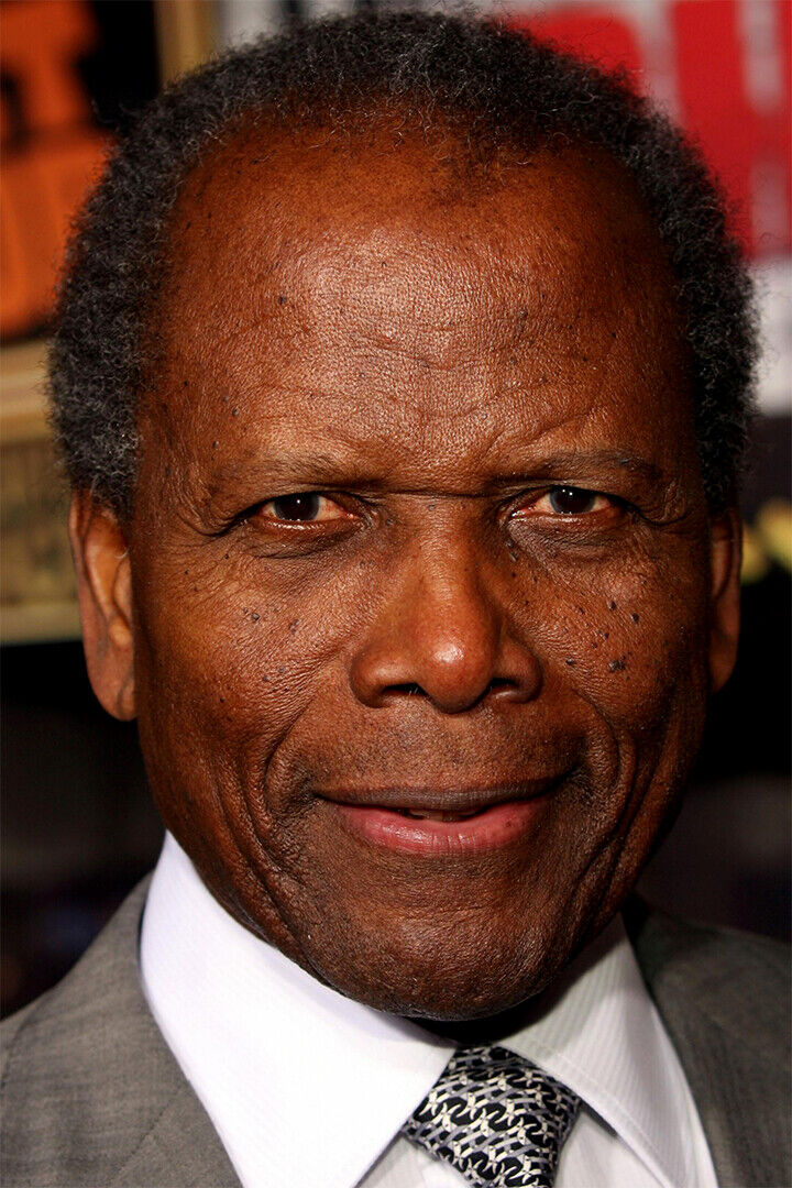 Portrait Of Sidney Poitier Director Poster Wall Art Print Home Wall Decor