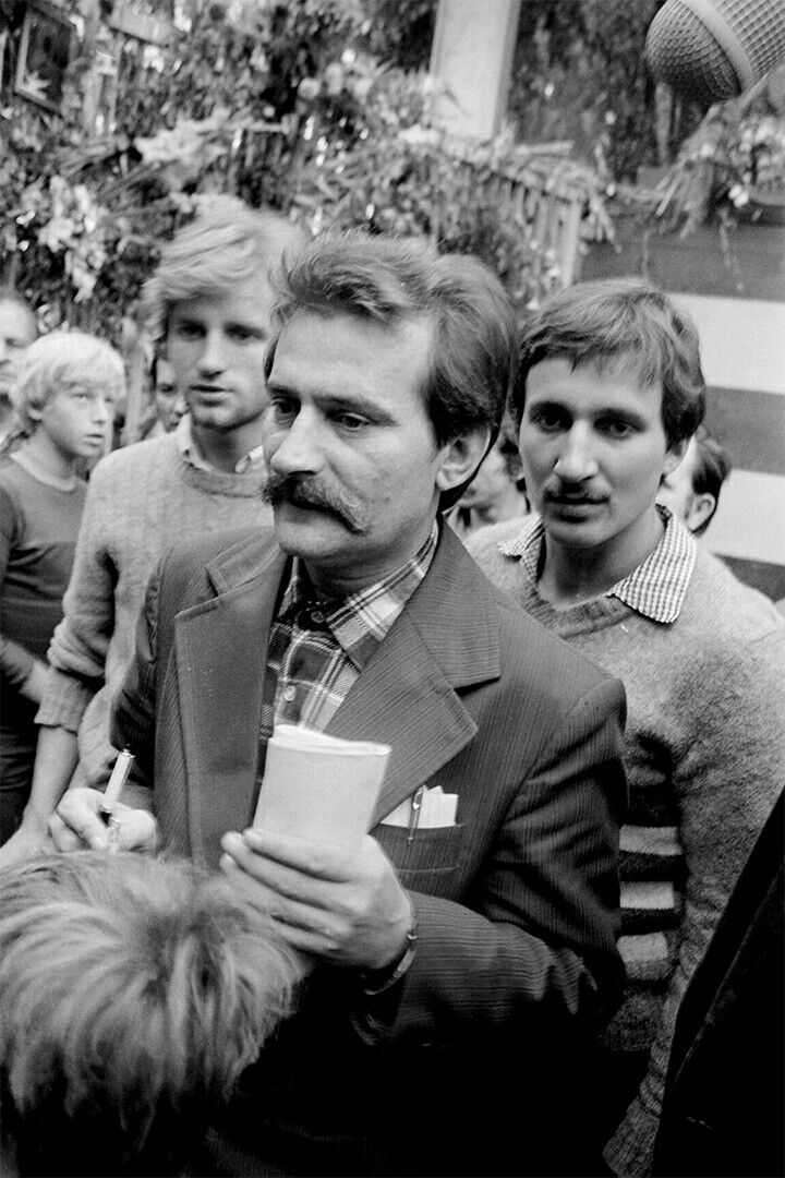 Lech Walesa In Gdansk Activist Government Official Poster Wall Art Print Home Wall Decor