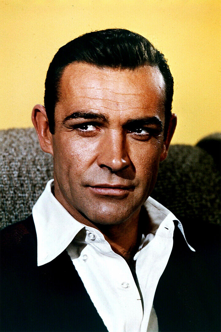Portrait Of Sean Connery Producer Poster Wall Art Print Home Wall Decor