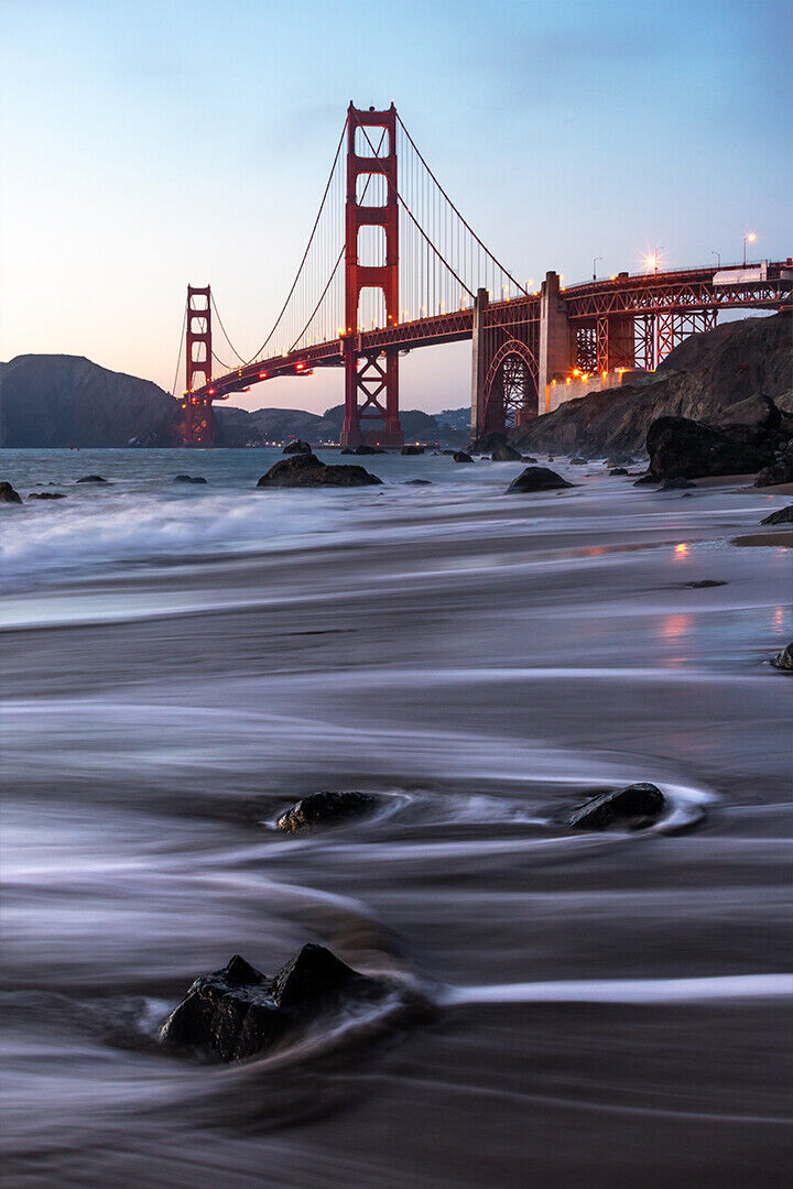 Golden Gate Bridge San Francisco Poster Wall Art Print Home Wall Decor