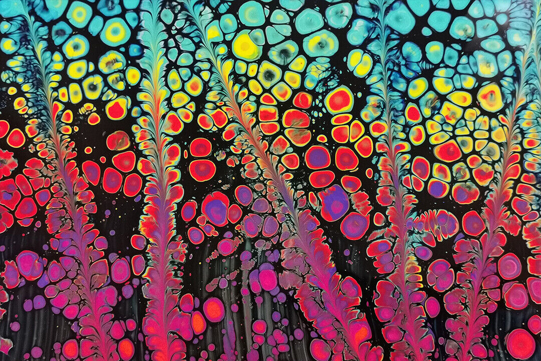 Colorful Abstract Poster Wall Art Print Home Wall Decor