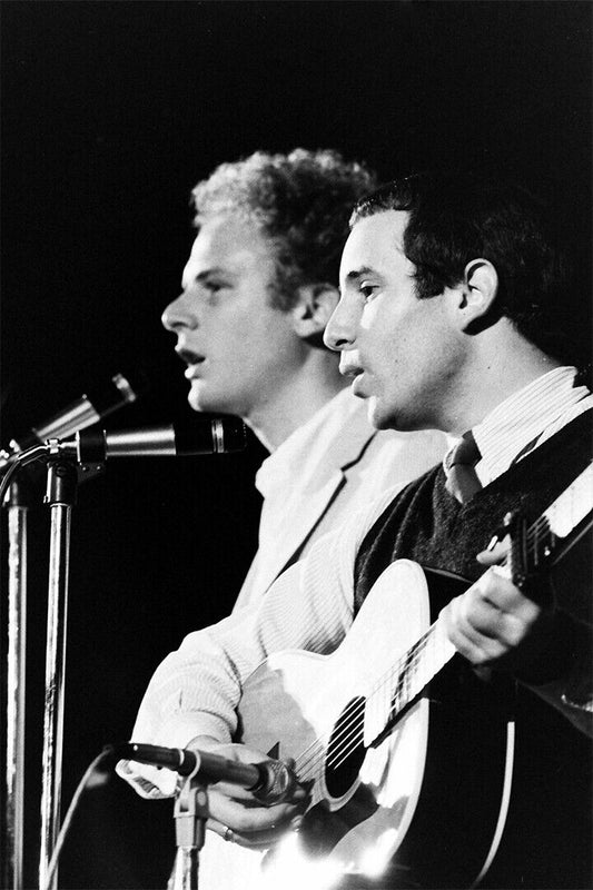 Simon And Garfunkel Holding Grammy Award Musicians Poster Wall Art Print Home Wall Decor