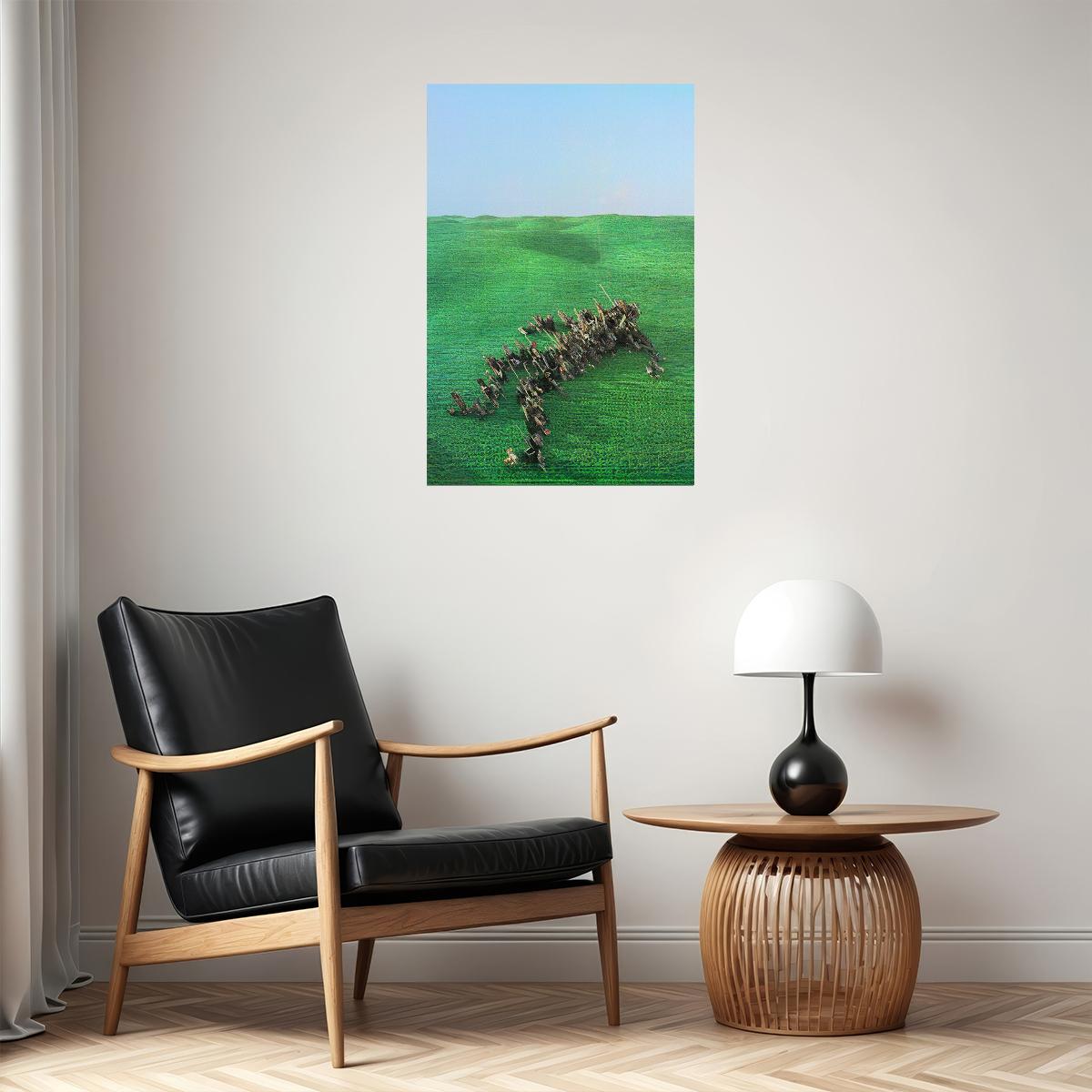 Squid Post Punk Group Bright Green Field Music Album Poster Wall Art Print Home Wall Decor