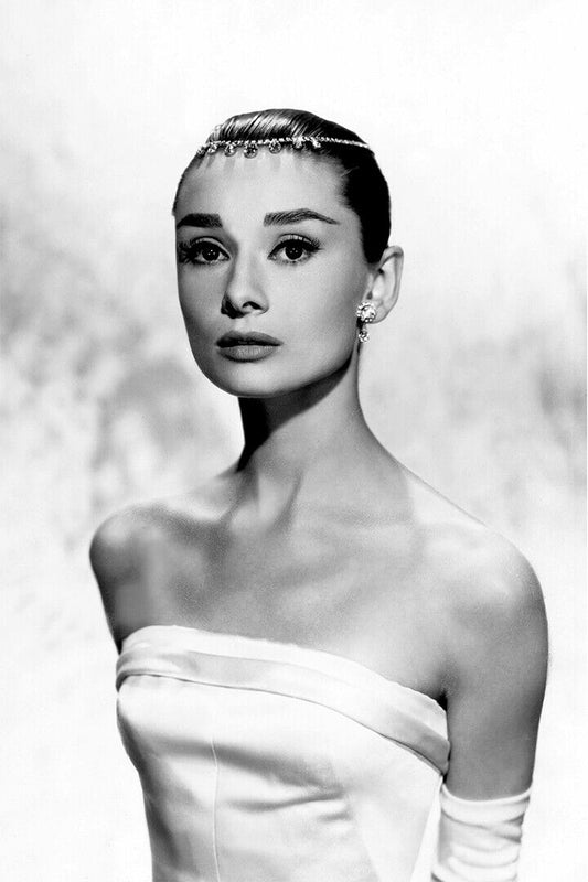 Hepburn Audrey Model Actress Poster Wall Art Print Home Wall Decor