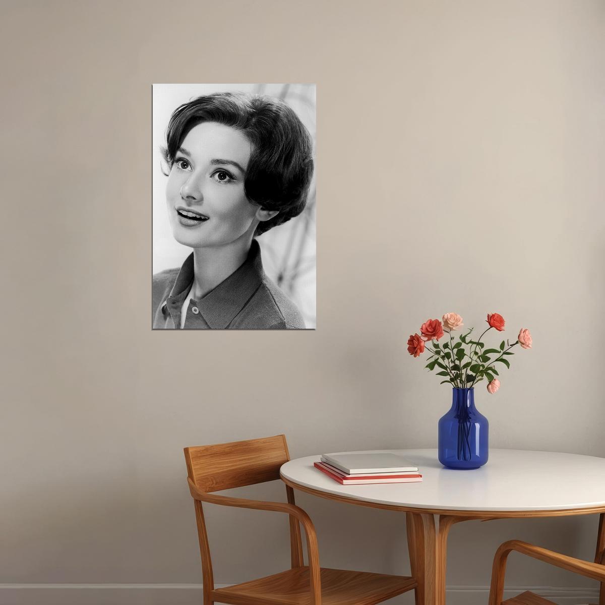 Hepburn Audrey Model Philanthropist Poster Wall Art Print Home Wall Decor