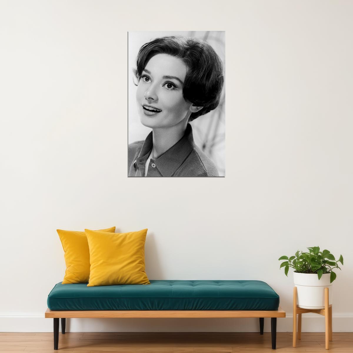 Hepburn Audrey Model Philanthropist Poster Wall Art Print Home Wall Decor