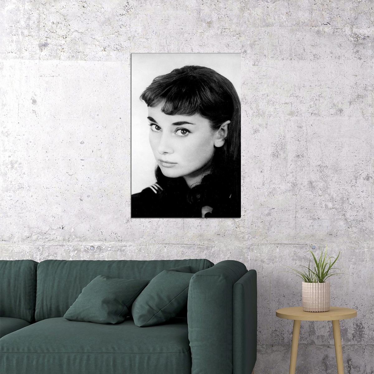 Hepburn Audrey Fashion Actress Model Poster Wall Art Print Home Wall Decor
