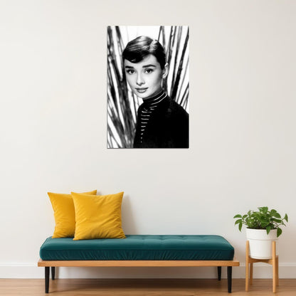 Hepburn Audrey Model Actress Poster Wall Art Print Home Wall Decor