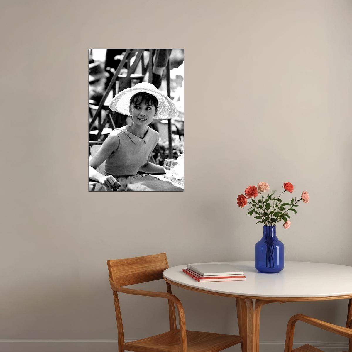Hepburn Audrey Movie Artist Icon Poster Wall Art Print Home Wall Decor